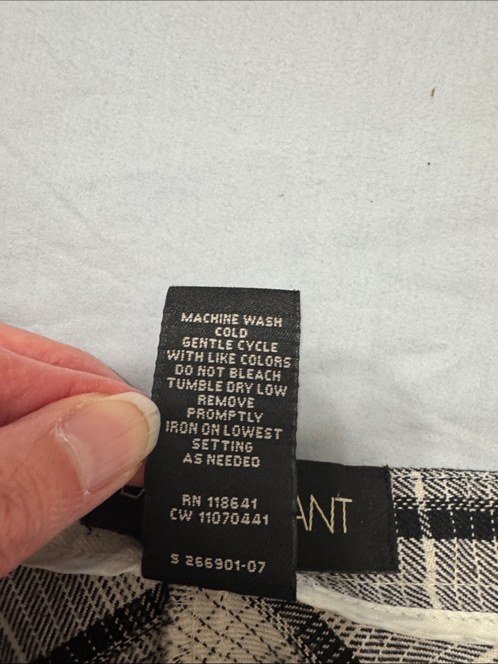 Lane Bryant Plaid Bias Cut Maxi Skirt Black Gray White Size 20 - Picture 3 of 8